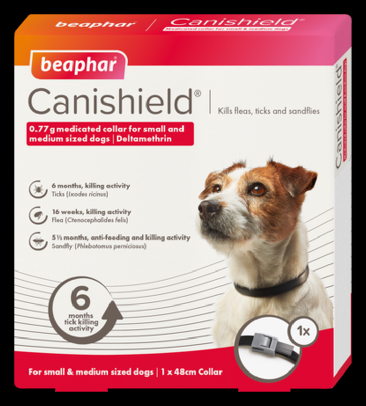 Beaphar Canishield Tick Collar For Small/Medium Dogs 48cm